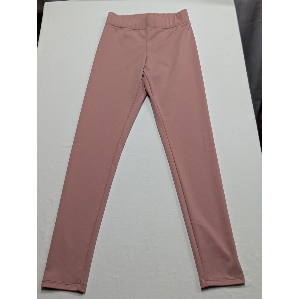 J. Peterman Womens Dusty Rose Pink High Rise Elastic Waist Leggings Small USA